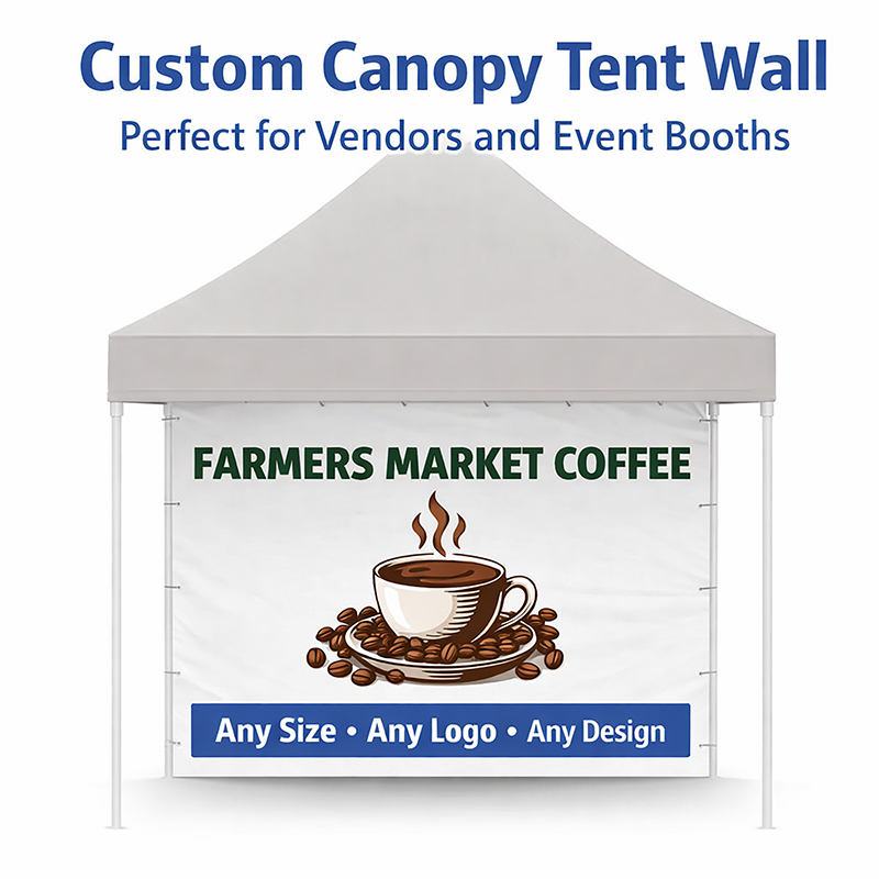 Canopy side wall banner
