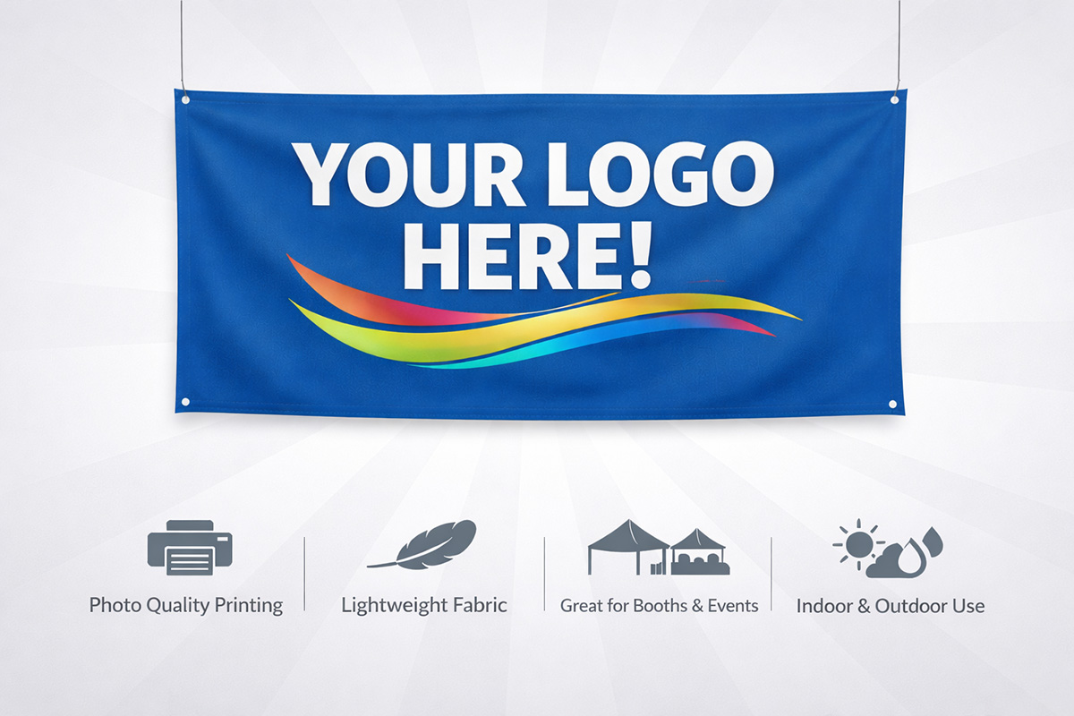 Custom Fabric Banner – 600D Tent Material | Photo Quality Printing - Image 2