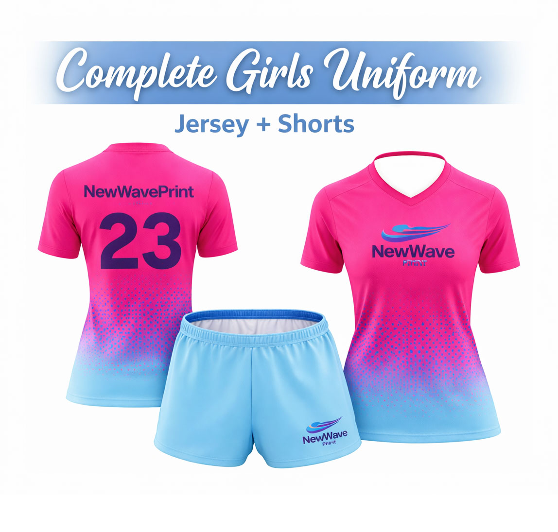 Custom Womens Cut Soccer Uniforms for Teams | NewWavePrint - Image 2