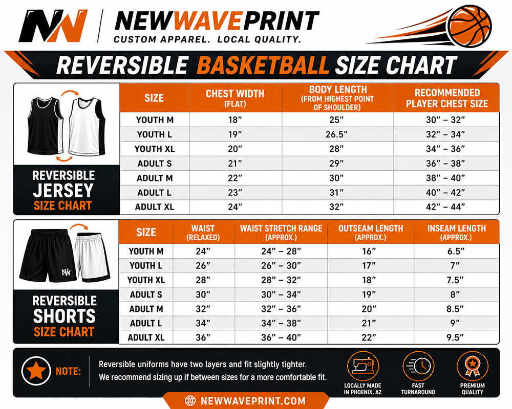 Custom Reversible Basketball Uniforms – Sublimated Jerseys & Shorts - Image 5