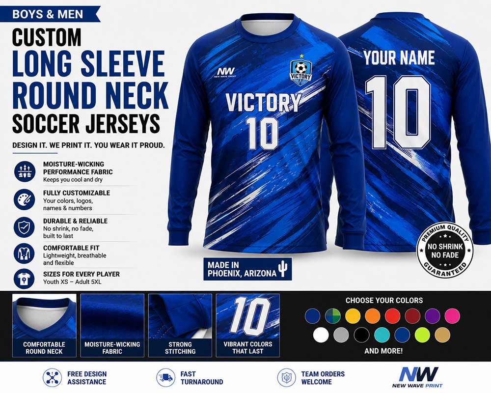 CUSTOM LONGSLEEVE SOCCER JERSEY