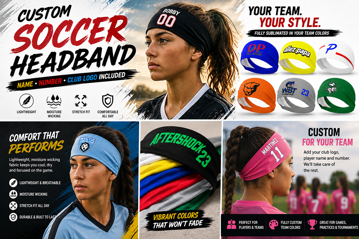 Custom sports headband